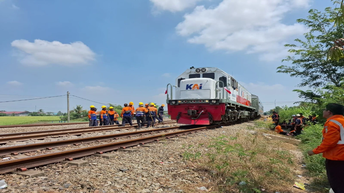 Jalur Kereta di Stasiun Pegaden Baru Kini Bisa Dilewati, KA Argo Lawu Jadi yang Pertama Melintas