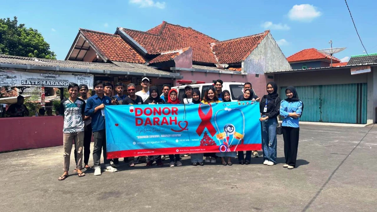 KKNM Universitas Subang Donor Darah Bantu Stok PMI