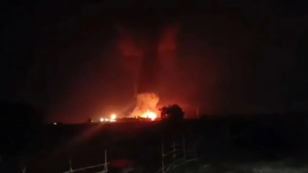 Sumur Minyak dan Gas Pertamina EP Meledak di Subang, Ledakan Mengerikan dan Seketika Langit Berubah Merah