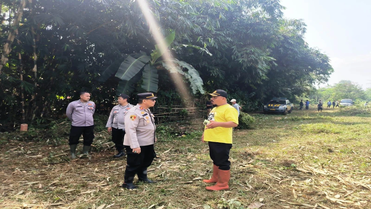 Polsek Plered Pererat Koordinasi dengan Ponpes Baitul Qur'an Wujudkan Ketahanan Pangan