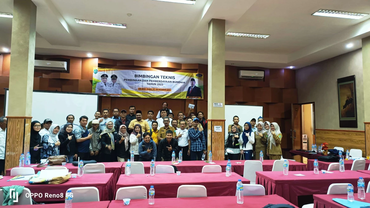 Tingkatkan Kinerja, DPMD Latih dan Bina Pengurus BUMDes di Subang