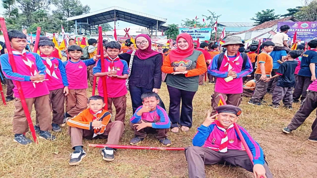 SDN Sompi Subang Semarakkan Kemah Pramuka Kwartir ke-53