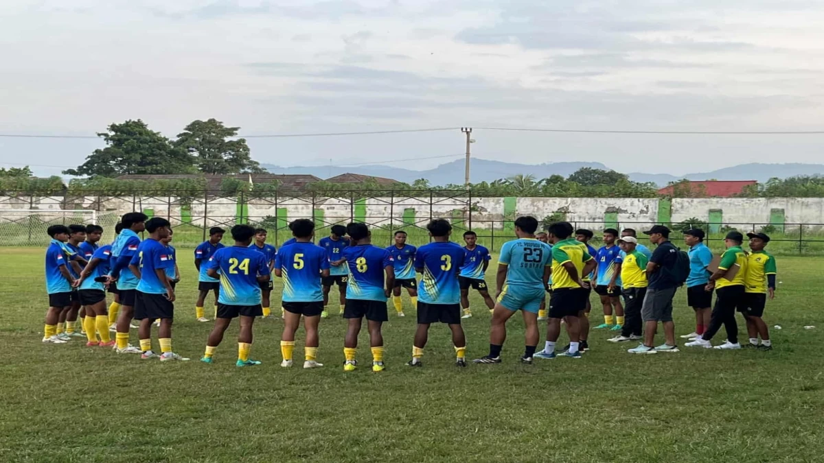 Tim Sepak Bola Porprov Subang Targetkan Lolos BK Porprov Mendatang