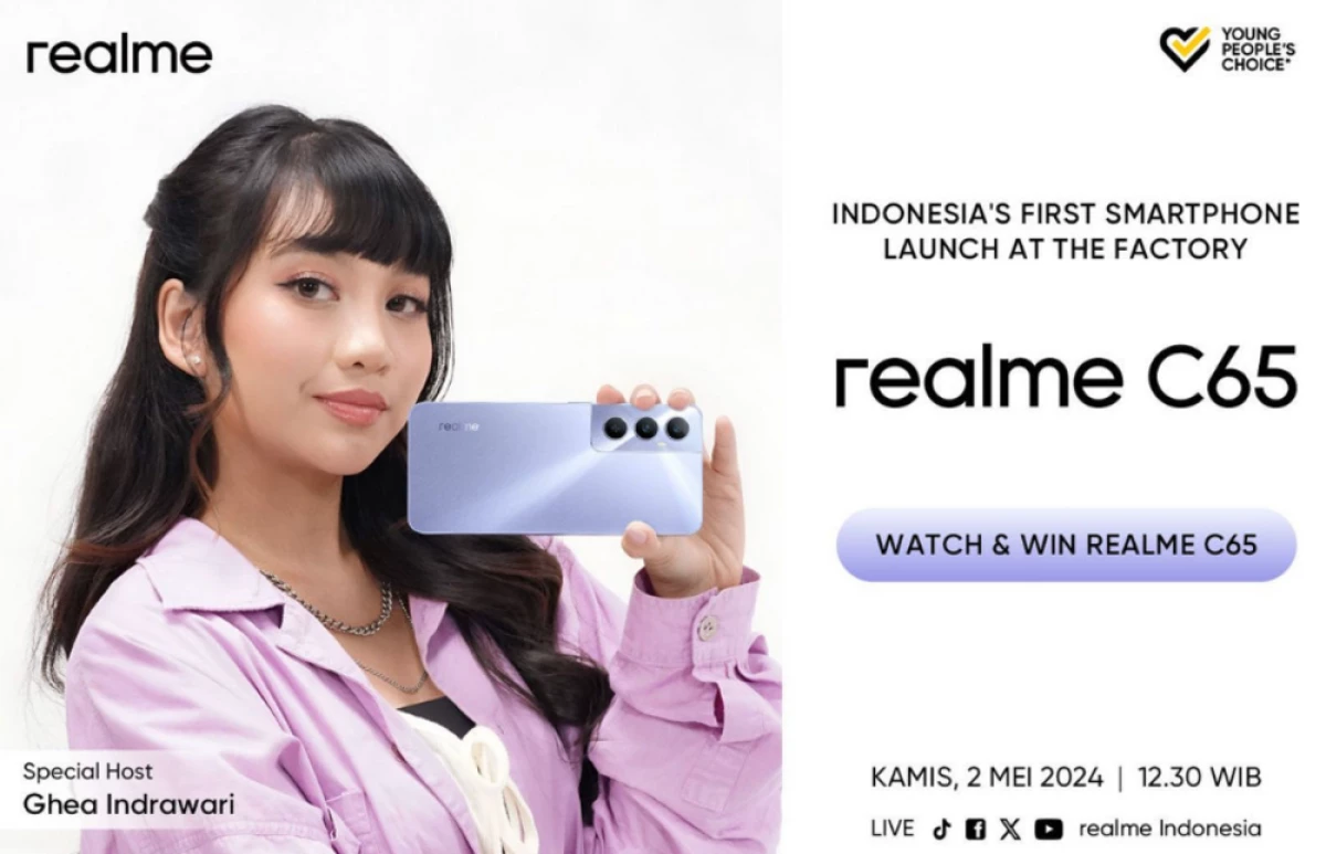 realme C65: Menjamin Kinerja Lancar Selama 4 Tahun dengan Dukungan SUPERVOOC 45W