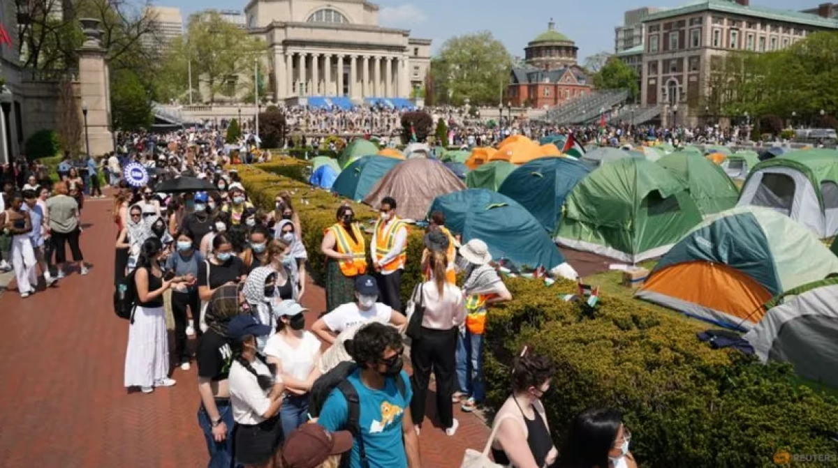 Universitas Columbia Hentikan Demonstran pro-Palestina pro-Palestina  setelah Perundingan Pembubaran Kamp Gagal