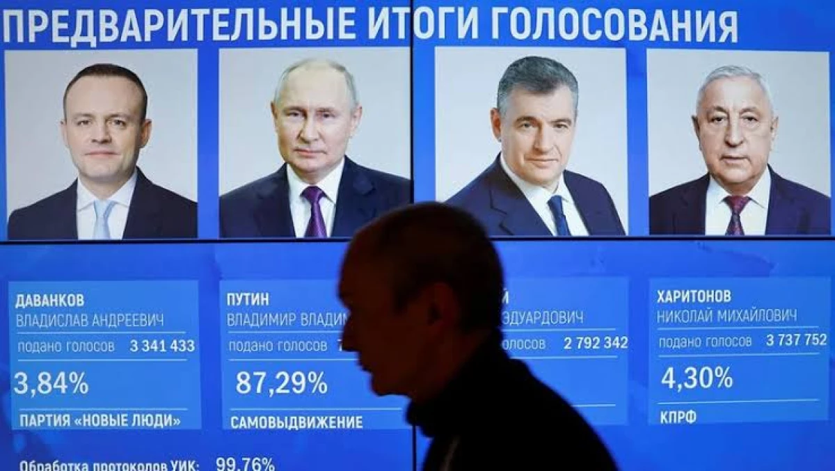 Rekam Jejak Sukses Vladimir Putin di Pemilu Rusia 2024 (Sumber Foto CNBC Indonesia)