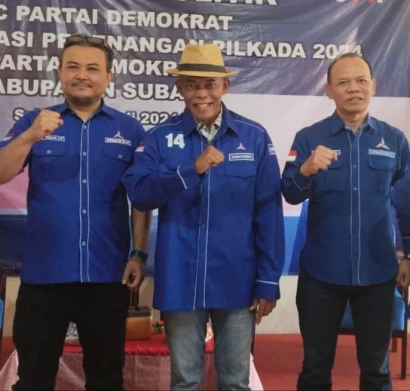 Diusung Partai Demokrat Usai Tinggalkan PDIP, Ruhimat Kembali Nyalon Bupati Subang