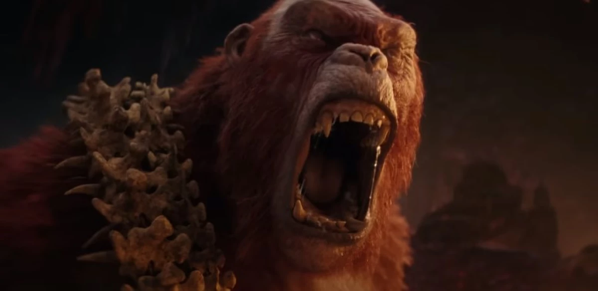 Scar King dalam film Godzilla x Kong: The New Empire. (Sumber Gambar: Screenshot via YouTube Warner Bros. Pict)