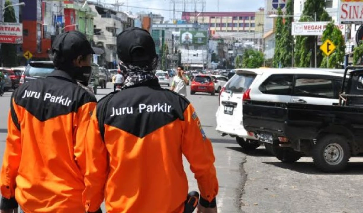 Juru Parkir Kota Banjar. (Sumber Foto: dok.istimewa/Jabar Ekspres)