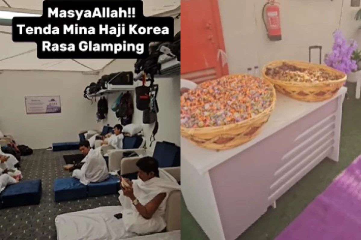 Viral Tenda Jemaah asal Korea Selatan Mewah Seperti Glamping, Netizen Bandingkan dengan Kondisi Tenda Jemaah Indonesia