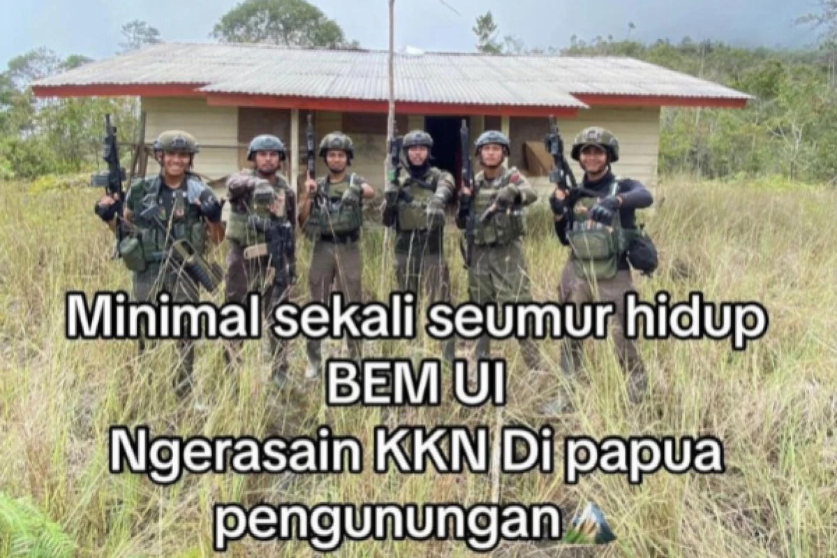 Gara-Gara Kritik TNI Langgar HAM, Anggota TNI Tantang Balik BEM UI Lakukan KKN di Papua