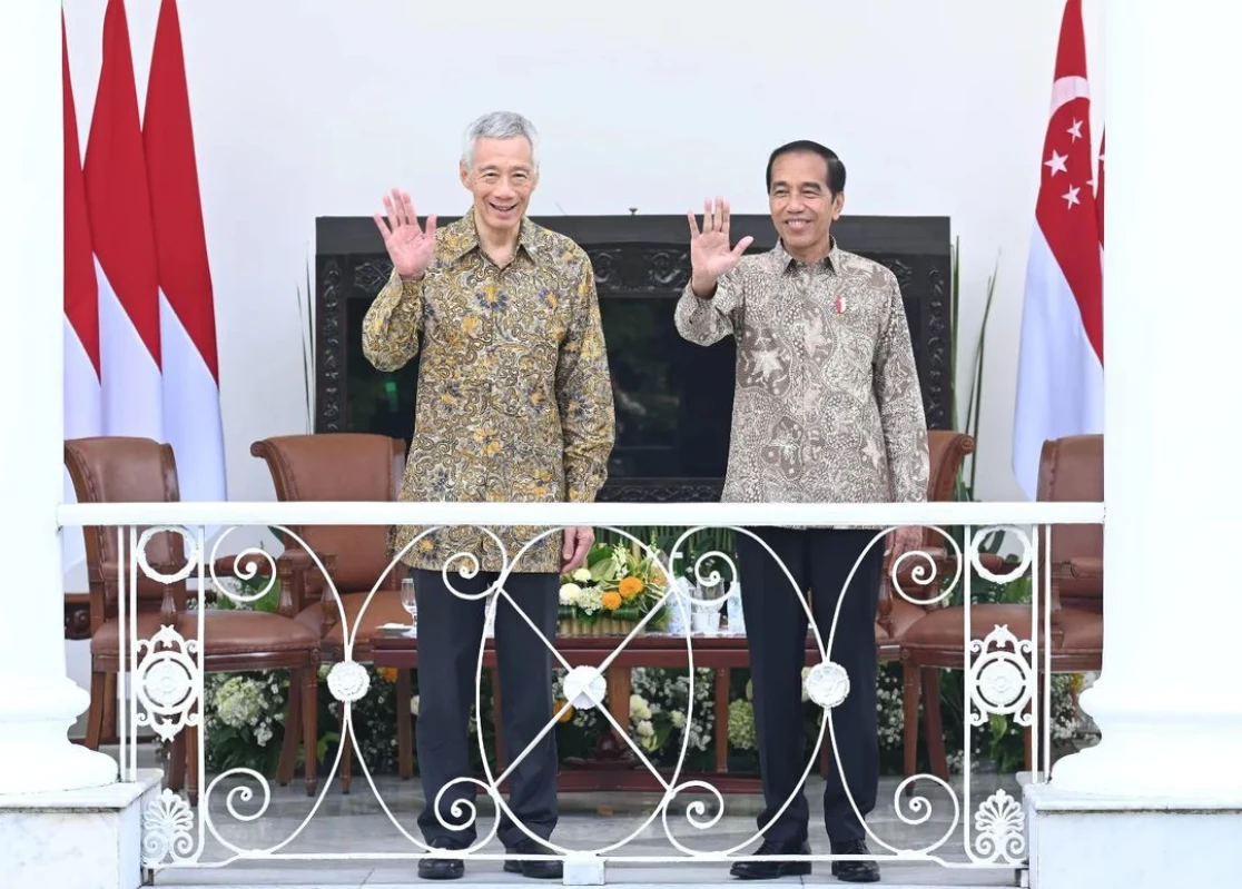 Presiden Jokowi Terima Kunjungan PM Singapura di Istana Bogor