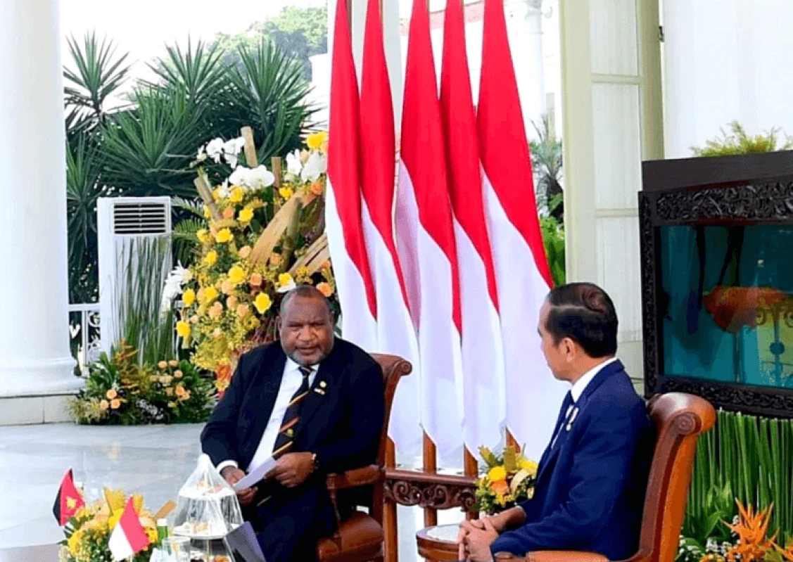 Presiden Jokowi dan PM Marape Bahas Kerja Sama Bilateral dan Kawasan Pasifik