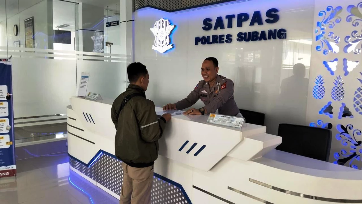 Pembuatan SIM di Subang Lebih Mudah di Satpas Prototype, Terapkan Sistem First In First Out