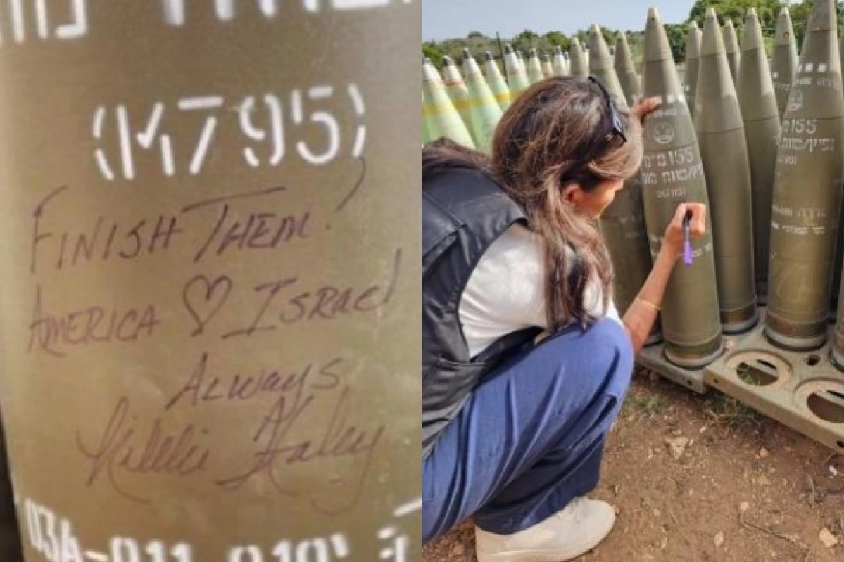 Kejam! Mantan Dubes AS untuk PBB Nikki Haley Tulis Pesan Mengerikan Ini di Rudal Israel