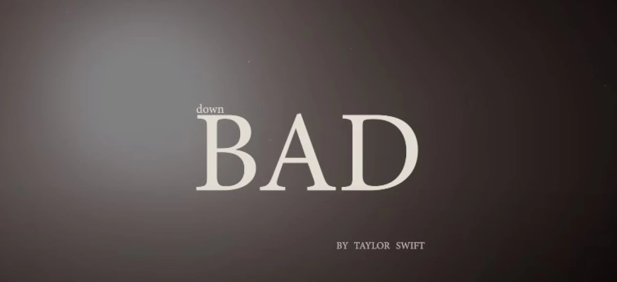 Lirik dan Makna Lagu Down Bad dari Album TTPD Taylor Swift. (Sumber Gambar: Screenshot via YouTube Taylor Swift)