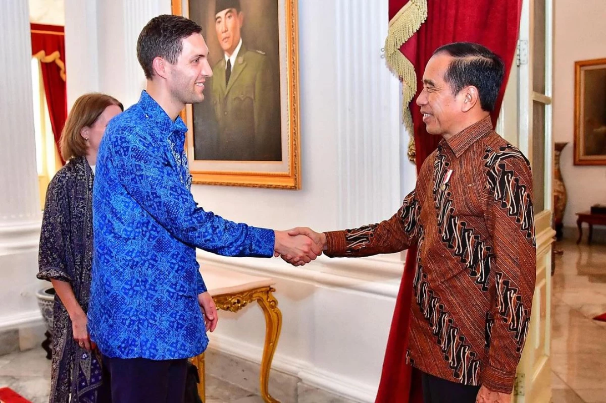 Presiden Jokowi Terima Delegasi Menteri Iklim dan Lingkungan Hidup Norwegia di Istana Merdeka