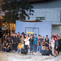 HADI MARTADINATA/PASUNDAN EKSPRES  RUANG TEMU: Bupati Subang Kang Rey saat menghadiri Acara "Ruang Temu" di Subang Creative Hub Center.