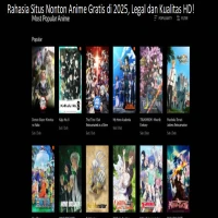 Rahasia Situs Nonton Anime Gratis di 2025, Legal dan Kualitas HD!