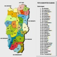 Letak Geografis Kabupaten Subang