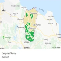 Peta Kabupaten Subang