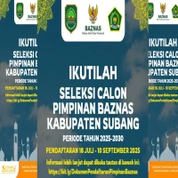 seleksi pimpinan baznas subang