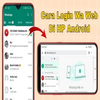 Login WhatsApp Web di HP