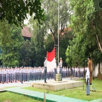 Upacara Pengibaran Bendera Merah Putih di SMAN 1 Subang, beberapa waktu lalu (Foto: Dok Pasundan Ekspres)