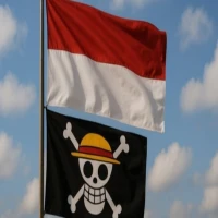 Aksi Pengibaran Bendera One Piece di Indonesia Disorot Media Asing