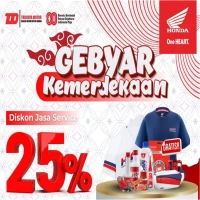 Tridjaya Motor Berikan Promo Menarik Spesial Kemerdekaan, Ada Diskon Service hingga 25 Persen