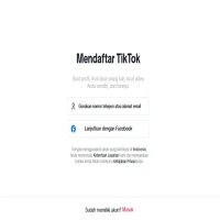 Cara Membuat Akun TikTok, Bisa Lewat HP atau PC