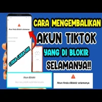 cara mengatasi akun TikTok yang diblokir permanen