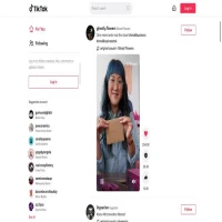 cara login TikTok di laptop