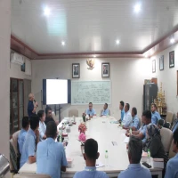 Pembukaan pelatihan manajemen risiko untuk para manajer dan asisten manajer cabang, Selasa 12 Agustus 2025.