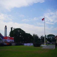 Upacara penutunan bendera